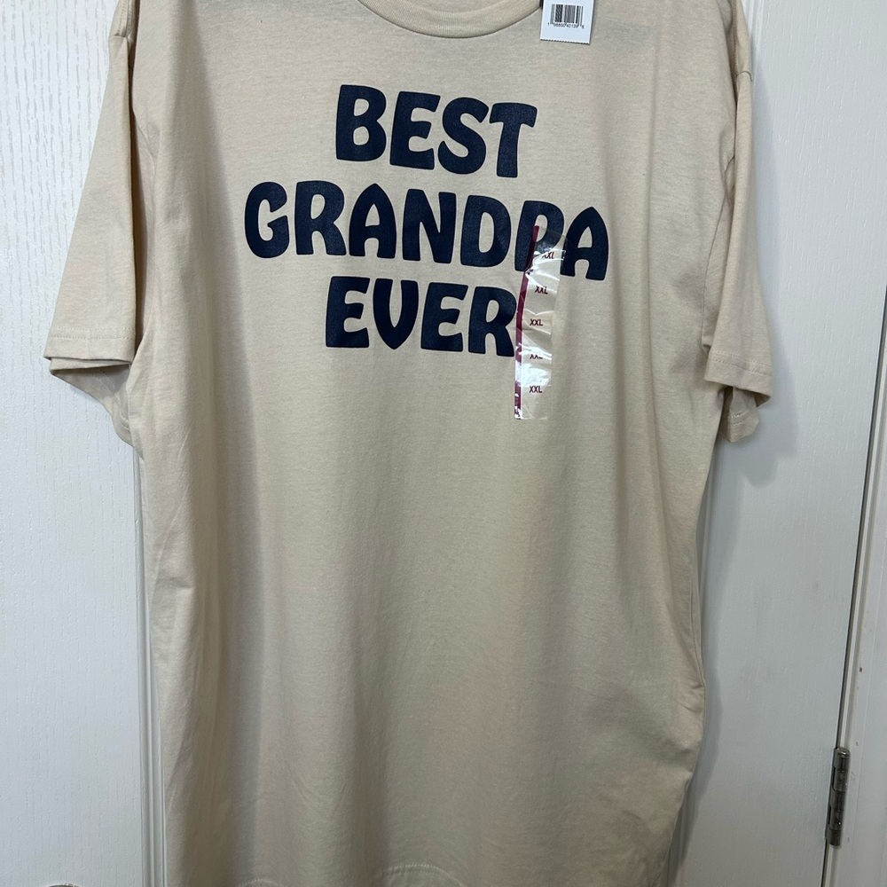 Men's Beige Graphic T-Shirt
